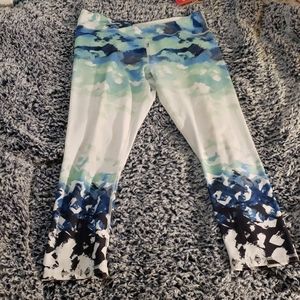 Fabletics water color cross waist legging